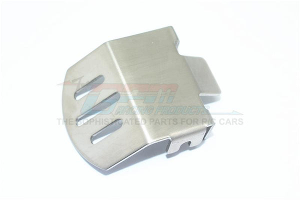 Traxxas TRX-4 Trail Defender Crawler Stainless Steel Front Or Rear Gear Box Bottom Protector Mount - 1Pc Original Color