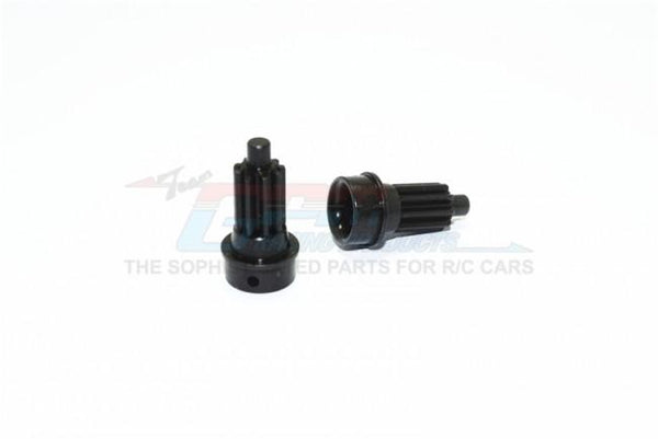 Traxxas TRX-4 Trail Defender Crawler Steel #45 Joints For Front CVD - 2Pcs Set Black