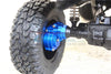 Traxxas TRX-4 Aluminum Rear Gear Box Mounts + Knuckle Arms + Spindle Gear + Rear Axle Shaft - 54Pc Set Black