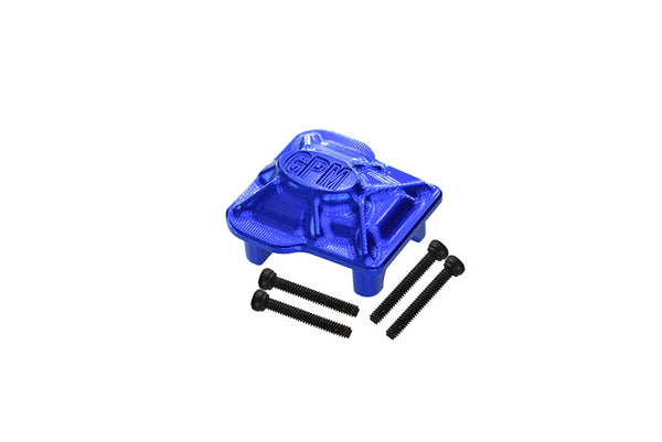 Aluminum 7075-T6 Front Or Rear Axle Cover For Traxxas 1:18 TRX4M Ford Bronco Crawler 97074-1 / TRX4M Land Rover Defender 97054-1 Upgrades - Blue