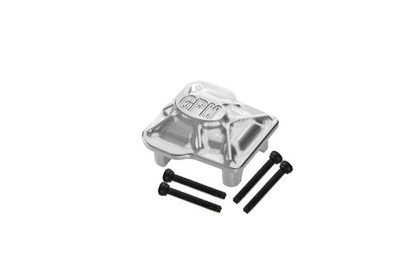 Aluminum 7075-T6 Front Or Rear Axle Cover For Traxxas 1:18 TRX4M Ford Bronco Crawler 97074-1 / TRX4M Land Rover Defender 97054-1 Upgrades - Silver