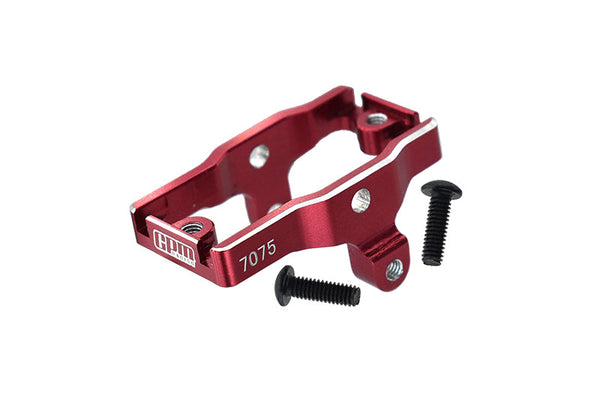 Aluminum 7075-T6 Servo Mount For Traxxas 1:18 TRX4M Ford Bronco Crawler 97074-1 / TRX4M Land Rover Defender 97054-1 Upgrades - Red