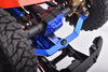 Aluminum 7075-T6 Servo Horn 25T for Traxxas 1:18 TRX4M Ford Bronco Crawler 97074-1 / TRX4M Land Rover Defender 97054-1 / TRX4M K10 High Trail Crawler 97064-1 Upgrades - Blue