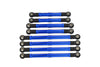 Aluminium 6061-T6 Adjustable Tie Rods Linkage For Traxxas 1/18 TRX4M Ford Bronco Crawler 97074-1 Upgrades - Blue