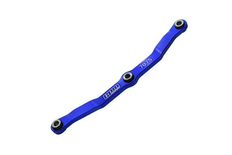 Aluminum 7075-T6 Steering Link Rod For Traxxas 1:18 TRX4M Ford Bronco Crawler 97074-1 / TRX4M Land Rover Defender 97054-1 Upgrades - Blue