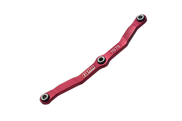 Aluminum 7075-T6 Steering Link Rod For Traxxas 1:18 TRX4M Ford Bronco Crawler 97074-1 / TRX4M Land Rover Defender 97054-1 Upgrades - Red