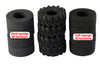 RC Crawler Car Widen 1.0 Inch High Adhesive Rubber Tires 60X25mm for Traxxas 1:18 TRX4M / Axial 1:24 SCX24 Upgrades