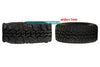 RC Crawler Car Widen 1.0 Inch High Adhesive Rubber Tires 60X25mm for Traxxas 1:18 TRX4M / Axial 1:24 SCX24 Upgrades