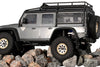 Aluminum 1-Inch Beadlock Wheel Rims Set (8 Poles) For Traxxas 1:18 TRX4M Ford Bronco / TRX4M Land Rover Defender / Axial 1:24 SCX24 Deadbolt / SCX24 Jeep Wrangler Upgrades - Silver