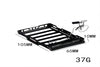 Metal Roof Luggage Rack With LED Light For Traxxas 1:18 TRX4M Ford Bronco Crawler 97074-1 / TRX4M Land Rover Defender 97054-1 Upgrades