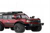Metal Front Bumper With LED Light For Traxxas 1:18 TRX4M Ford Bronco Crawler 97074-1 / TRX4M Land Rover Defender 97054-1 Upgrades