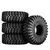 1.0 Inch High Adhesive Crawler Rubber Tires 62mm X 20.5mm With Foam Inserts For Traxxas 1:18 TRX4M Ford Bronco / TRX4M Land Rover Defender / Axial 1:24 SCX24 Deadbolt / SCX24 Jeep Wrangler Upgrades