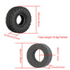 1.0 Inch Adhesive Rubber Tires 53mm X 20.5mm With Foam Inserts For Traxxas 1:18 TRX4M Ford Bronco / Land Rover Defender / Axial 1:24 SCX24 Deadbolt / Jeep Wrangler Upgrades
