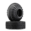 1.0 Inch Adhesive Rubber Tires 53mm X 20.5mm With Foam Inserts For Traxxas 1:18 TRX4M Ford Bronco / Land Rover Defender / Axial 1:24 SCX24 Deadbolt / Jeep Wrangler Upgrades