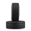 1.0 Inch Adhesive Rubber Tires 53mm X 20.5mm With Foam Inserts For Traxxas 1:18 TRX4M Ford Bronco / Land Rover Defender / Axial 1:24 SCX24 Deadbolt / Jeep Wrangler Upgrades