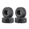 1.0 Inch Adhesive Rubber Tires 50.8mm X 22.5mm With Foam Inserts For Traxxas 1:18 TRX4M Ford Bronco / Land Rover Defender / Axial 1:24 SCX24 Deadbolt / Jeep Wrangler Upgrades