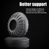 1.0 Inch Adhesive Rubber Tires 56mm X 19.5mm With Foam Inserts For Traxxas 1:18 TRX4M Ford Bronco / Land Rover Defender / Axial 1:24 SCX24 Deadbolt / Jeep Wrangler Upgrades