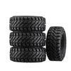 1.33 Inch Adhesive Rubber Tires 58mm X 24mm With Foam Inserts For Traxxas 1:18 TRX4M Ford Bronco / Land Rover Defender / Axial 1:24 SCX24 Deadbolt / Jeep Wrangler Upgrades