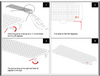 Metal Stereoscopic Side + Rear Window Net For Traxxas 1:18 TRX4M Land Rover Defender 97054-1 Upgrades - Black