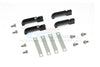 Aluminum Door Handle For TRX-4 Trail Defender Crawler - 16Pc Set Black