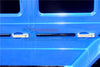R/C Scale Accessories : Aluminum Door Handle For Traxxas TRX-4 Mercedes-Benz G500 (82096-4) - 5Pc Set Silver