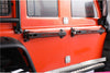 R/C Scale Accessories : Stainless Steel Door Handle For Traxxas TRX-4 Land Rover Defender D90 D110 - 4Pc Set Black