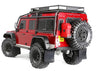 Polyurethane Front / Rear Skid Plate Upgrade Kit For TRX-4 Trail Defender Crawler - 16Pc Set		 Black