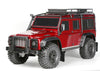 Polyurethane Front / Rear Skid Plate Upgrade Kit For TRX-4 Trail Defender Crawler - 16Pc Set		 Black