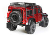 Polyurethane Front / Rear Skid Plate Upgrade Kit For TRX-4 Trail Defender Crawler - 16Pc Set		 Black