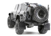 Polyurethane Front / Rear Skid Plate Upgrade Kit For TRX-4 Trail Defender Crawler - 16Pc Set		 Black