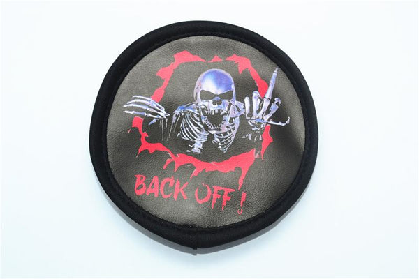 Skeleton Print Spare Tire Cover For TRX-4 Defender (82056-4) And TRX-4 Tactical Unit (82066-4) - 1Pc Black