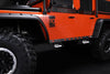 R/C Scale Accessories : Stainless Steel Side Step For TRX-4 Trail Defender Crawler - 18Pc Set Black