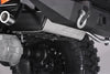 R/C Scale Accessories : Metallic Fuel Tank + Exhaust Pipe For TRX-4 Trail Defender Crawler - 1Pc Black