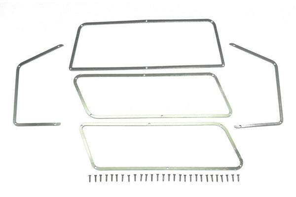 R/C Scale Accessories : Stainless Steel Window Frame For TRX-4 Ford Bronco (82046-4) - 5Pc Set 