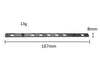 R/C Scale Accessories : Stainless Steel Door Edge Anti Scratch Strip For TRX-4 Trail Defender Crawler - 1Pr Set Silver