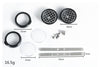 R/C Scale Accessories : Spotlight For Traxxas TRX-4 Defender / TRX-4 Ford Bronco - 22Pc Set Black