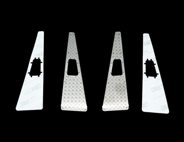 R/C Scale Accessories : Simulation Stainless Steel Slip Proof Tread For TRX-4 Crawler - 1Pr Set
