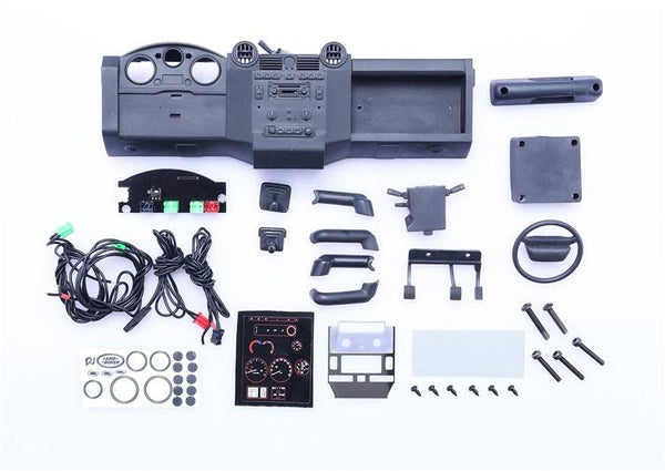 R/C Scale Accessories : Central Control Interior For Traxxas TRX-4 Trail Defender Crawler - 1 Set