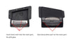 R/C Scale Accessories : Metal Fender Vent (Style C) For Traxxas TRX-4 Land Rover Defender D90 D110 - 18Pc Set Black
