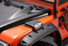 R/C Scale Accessories : Metal Fender Vent (Style C) For Traxxas TRX-4 Land Rover Defender D90 D110 - 18Pc Set Black