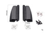 R/C Scale Accessories : Metal Cover Fender Vent For Traxxax TRX-4 Ford Bronco (82046-4) - 24Pc Set Black