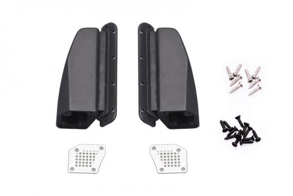 R/C Scale Accessories : Metal Cover Fender Vent For Traxxax TRX-4 Ford Bronco (82046-4) - 24Pc Set Black