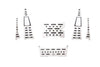 R/C Scale Accessories : Stainless Steel Slip Proof Tread For Traxxas TRX-4 Trail Defender Crawler - 62Pc Set