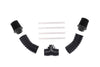 V8 6.2L Ls3 Engine Intake Air Filter Pipe Double Pipe For Traxxas TRX-4 Trail Defender Crawler (Installed With GPM Racing Item#TRX4ZSP56) - 9Pc Set Black