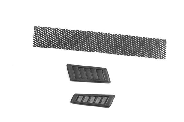 R/C Scale Accessories : Fender Vent For Traxxas TRX-4 Mercedes-Benz G500 (82096-4) - 3Pc Set Black