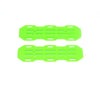 R/C Scale Accessories : Traction Board For 1:10 Crawlers (Version A) - 2Pc Set Green
