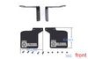 R/C Scale Accessories : Front & Rear Skid Plate For Traxxas TRX-4 Chevrolet K5 Blazer (82076-4) - 28Pc Set Black