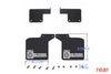 R/C Scale Accessories : Front & Rear Skid Plate For Traxxas TRX-4 Chevrolet K5 Blazer (82076-4) - 28Pc Set Black