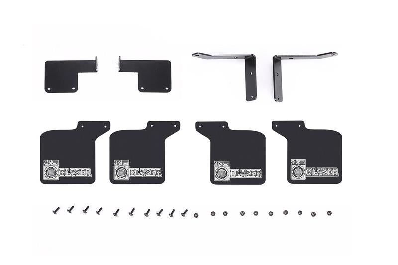 R/C Scale Accessories : Front & Rear Skid Plate For Traxxas TRX-4 Chevrolet K5 Blazer (82076-4) - 28Pc Set Black