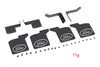 R/C Scale Accessories : Front & Rear Skid Plate For Traxxas TRX-4 Ford Bronco (82046-4) - 28Pc Set Black
